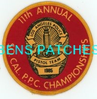 CALIFORNIA,LOS ANGELES POLICE PPC 1985 1